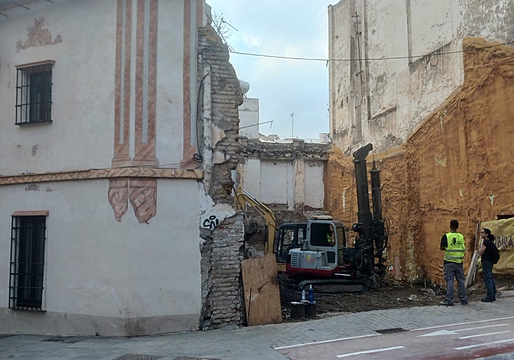 Inicio de las obras para el nuevo salón de tronos de la Salutación en un edificio de viviendas.