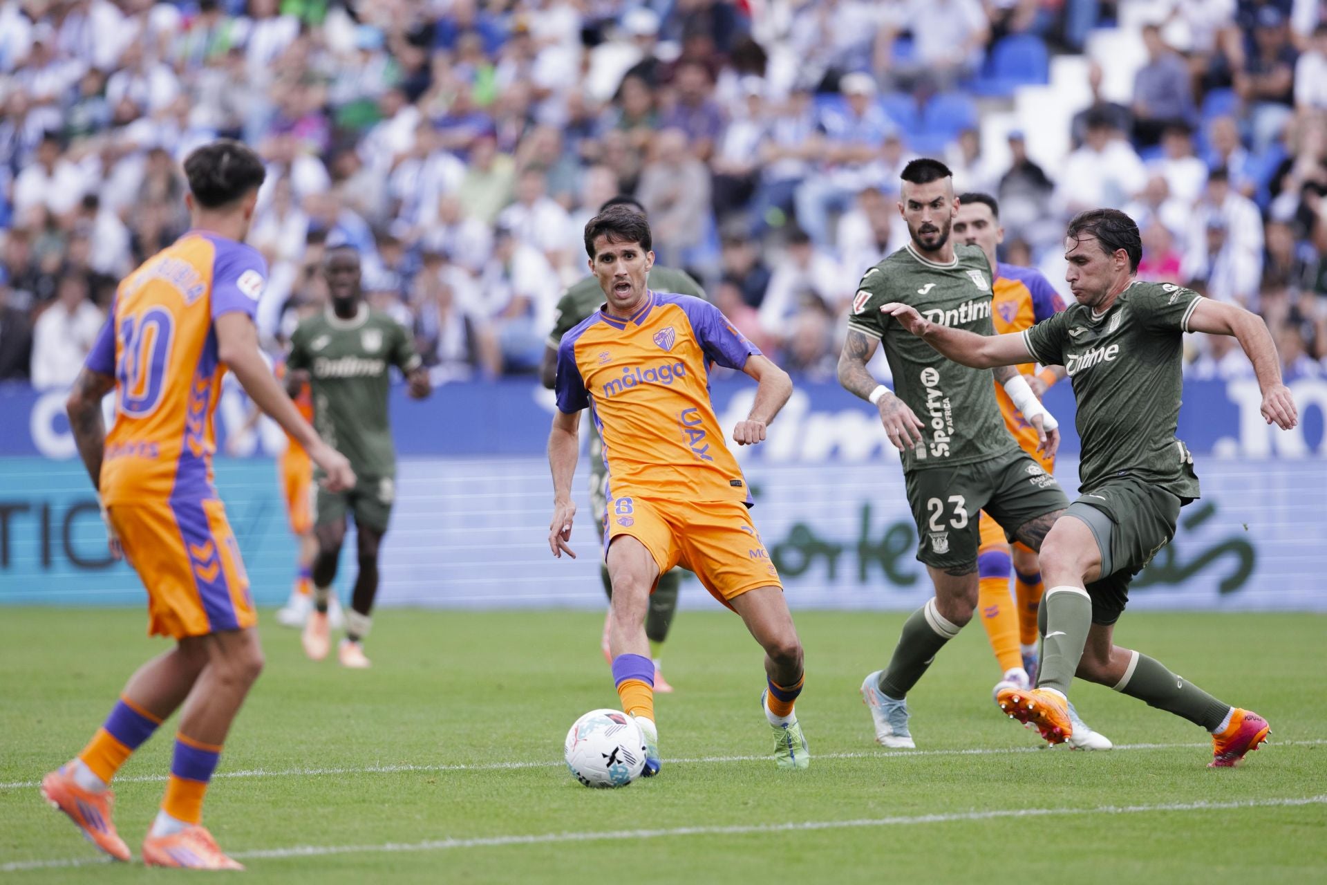 Las mejores fotos del Leganés-Málaga