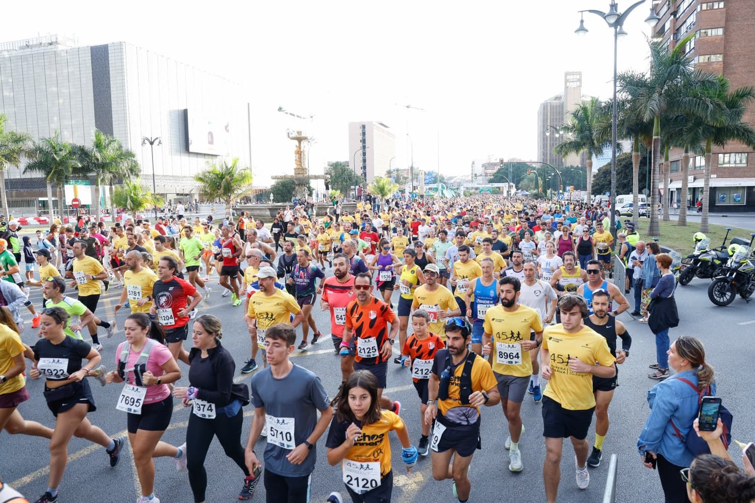Las mejores imágenes de la Carrera Urbana Ciudad de Málaga