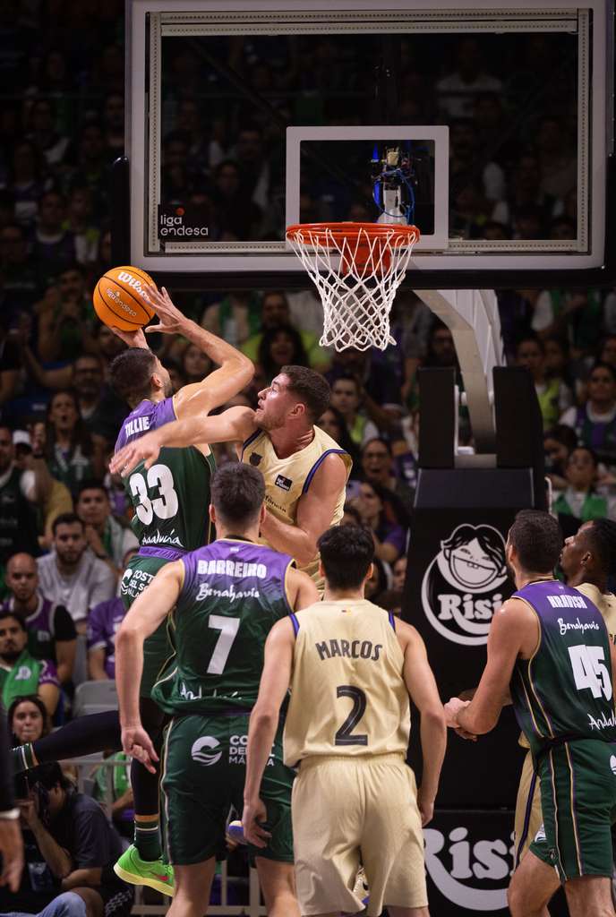 Las mejores imágenes del Unicaja-Barcelona