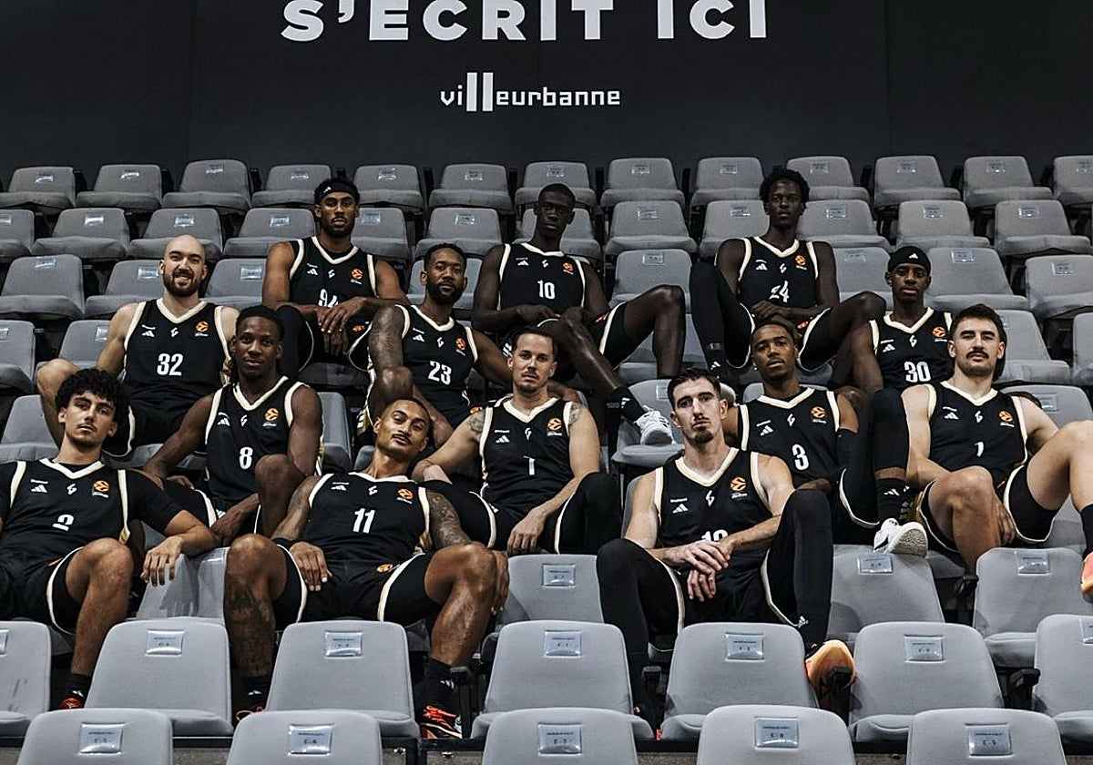 La plantilla del Asvel para esta temporada.