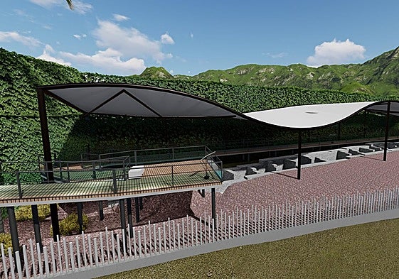 Imagen del proyecto de puesta en valor del yacimiento de las piletas romanas de Torremuelle.