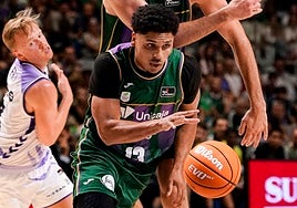 Castañeda, durante el partido contra el Bilbao.