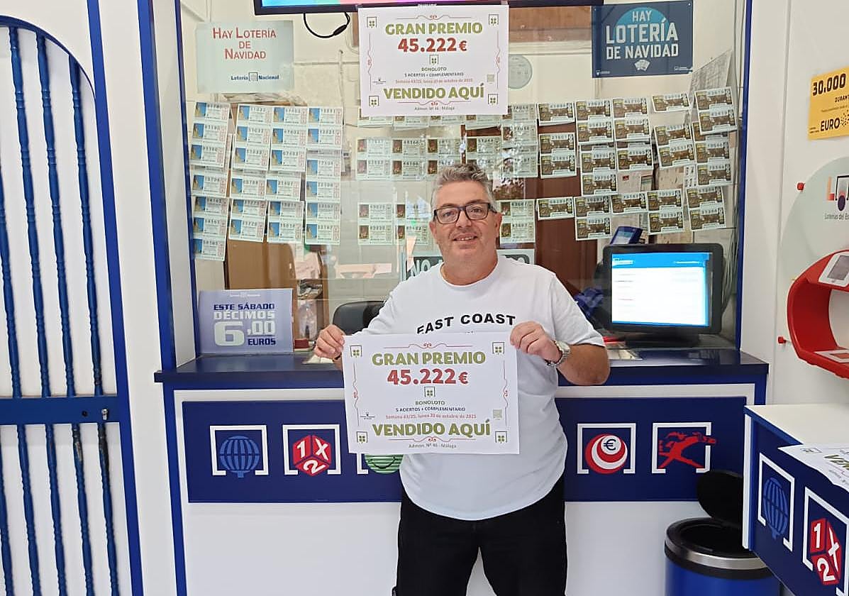 El segundo premio de la BonoLoto, en Málaga