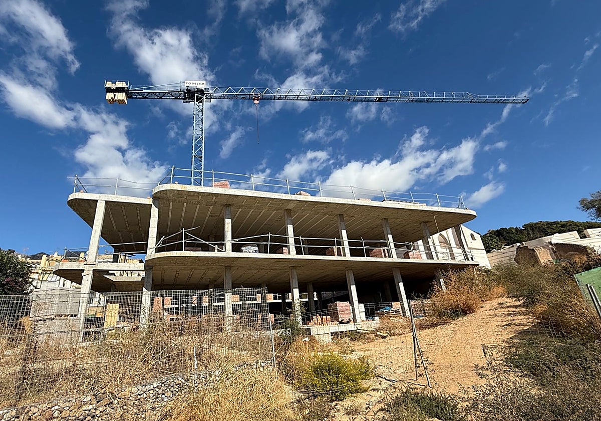 Estado actual de las obras de la residencia del Trapiche.