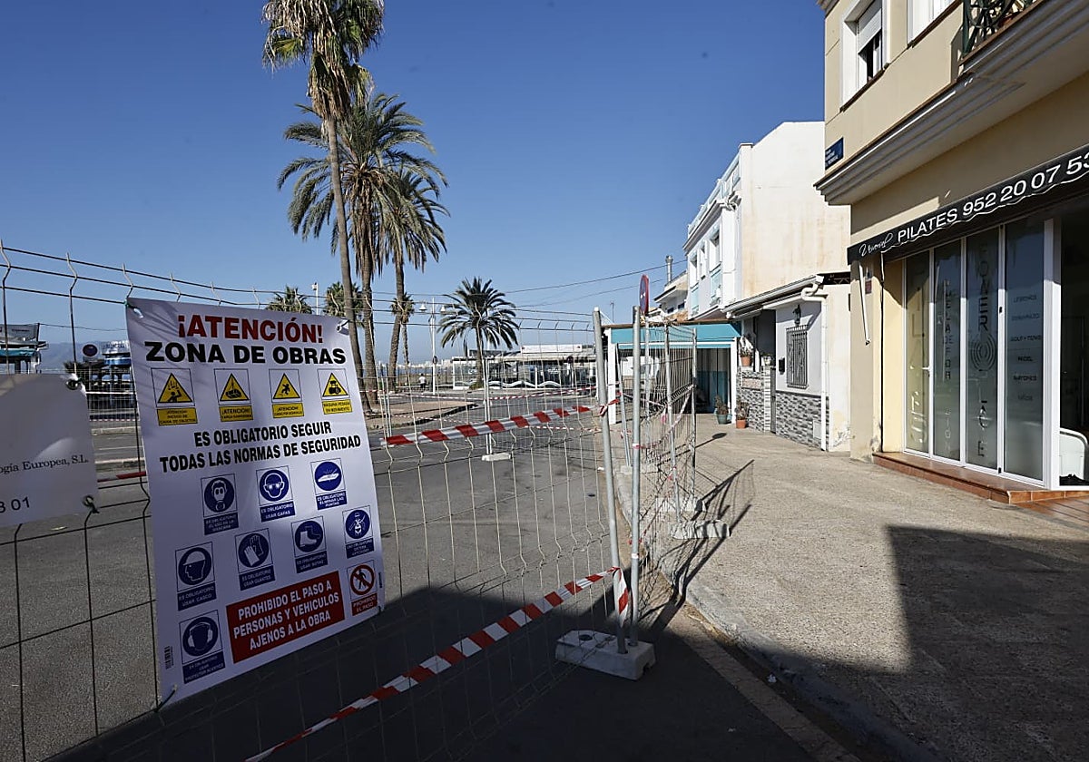 Las obras comenzaron a principios de octubre.