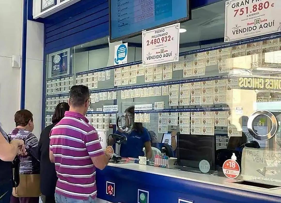 Vendido en Málaga el segundo premio de la Lotería Nacional de este 23 de octubre