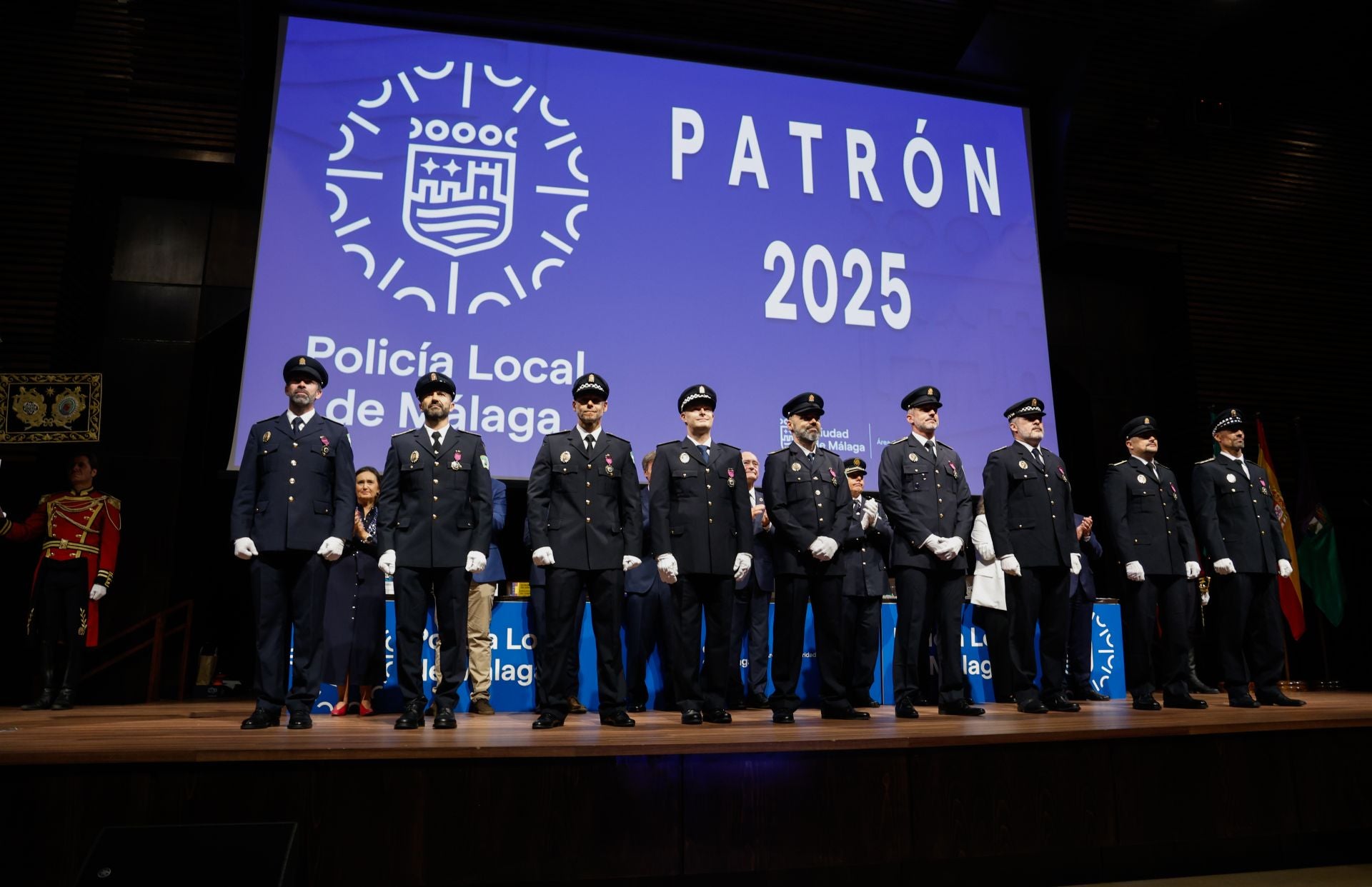 La Policía Local de Málaga celebra los actos del día de su patrón