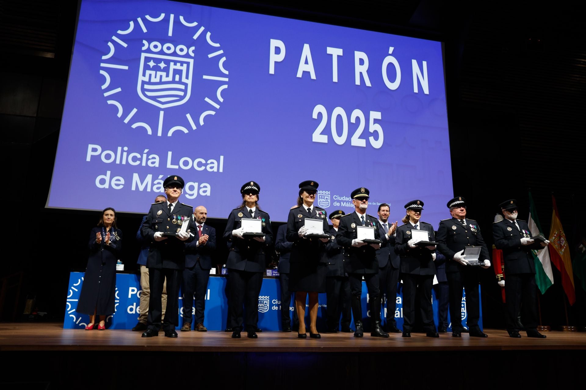 La Policía Local de Málaga celebra los actos del día de su patrón
