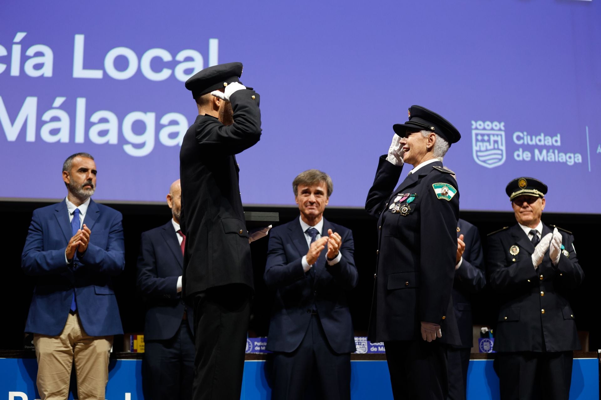 La Policía Local de Málaga celebra los actos del día de su patrón