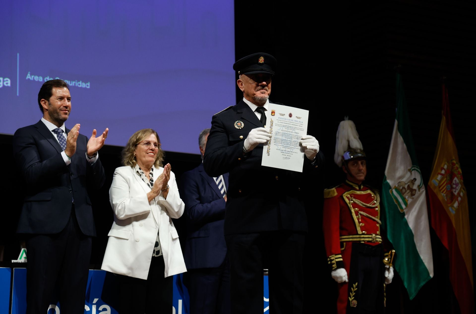 La Policía Local de Málaga celebra los actos del día de su patrón