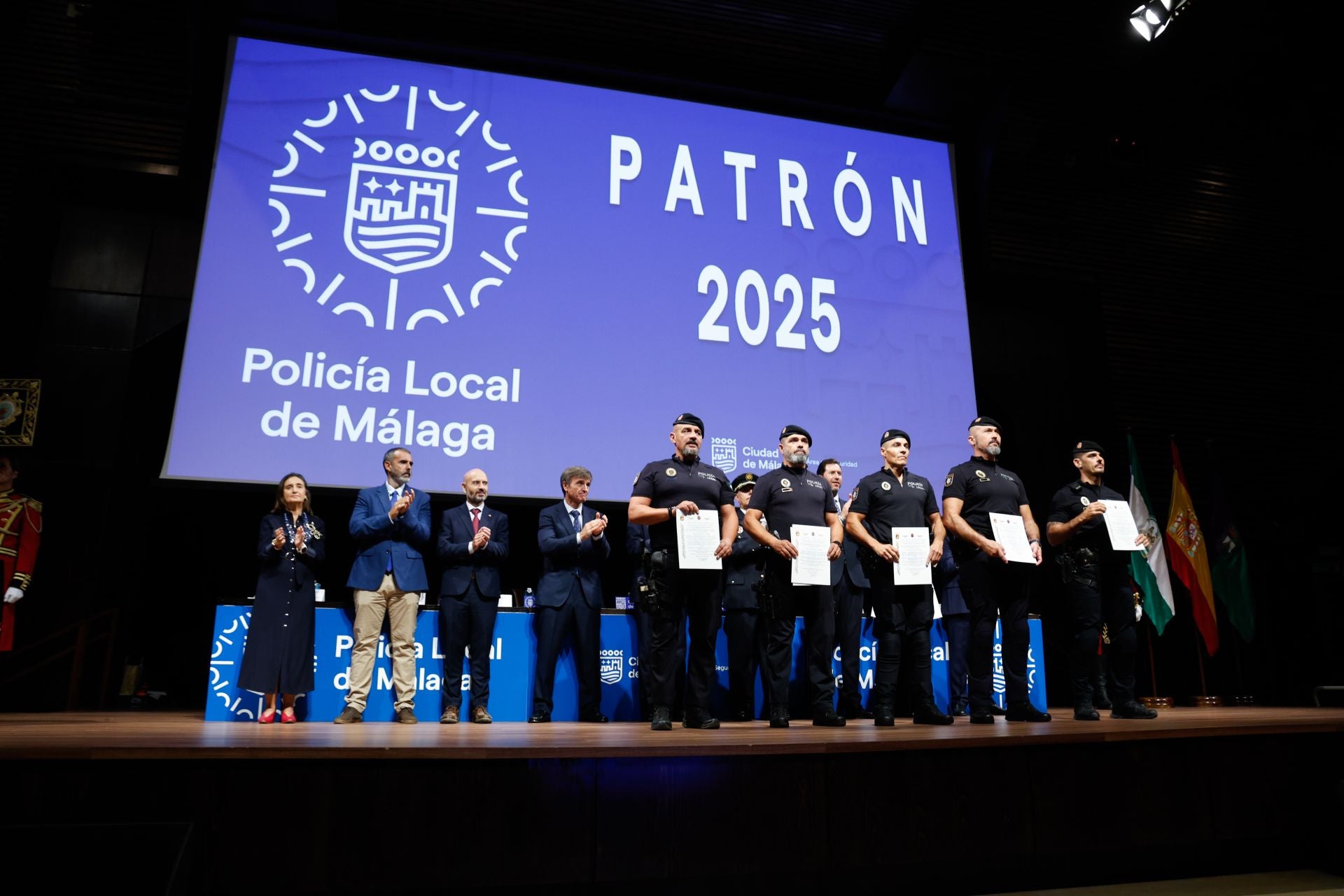 La Policía Local de Málaga celebra los actos del día de su patrón