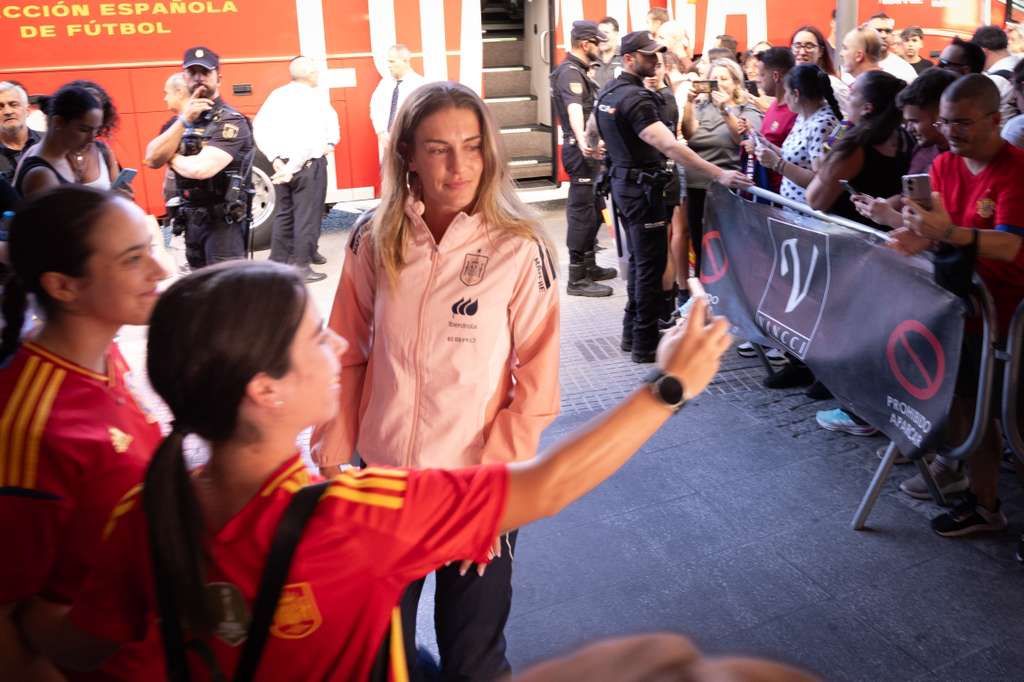 Las fotos de la selección española femenina de fútbol en Málaga