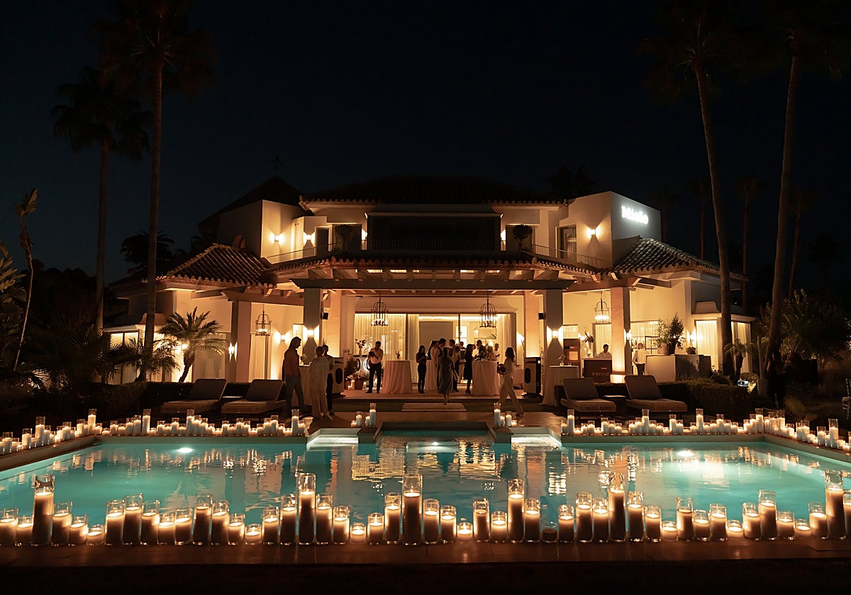 Imagen de Villa Miele en Marbella, durante el evento prémium organizado para el sector.