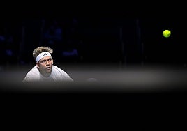 Alejandro Davidovich, en su duelo de este