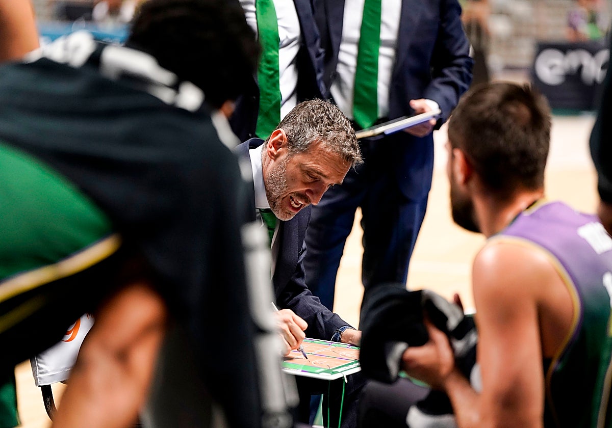 Ibon Navarro, en un encuentro de esta semana.