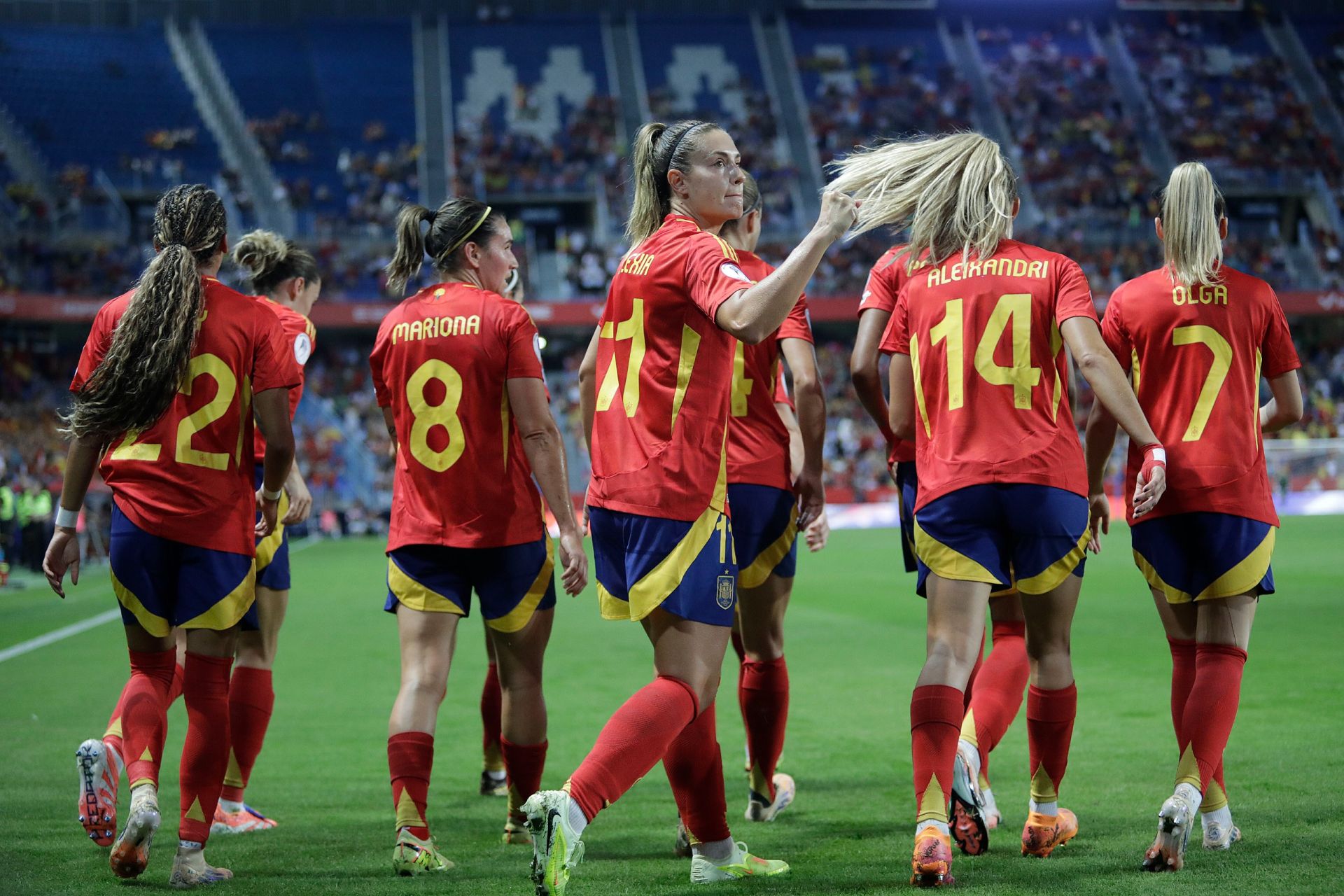 El España-Suecia jugado en Málaga, en imágenes
