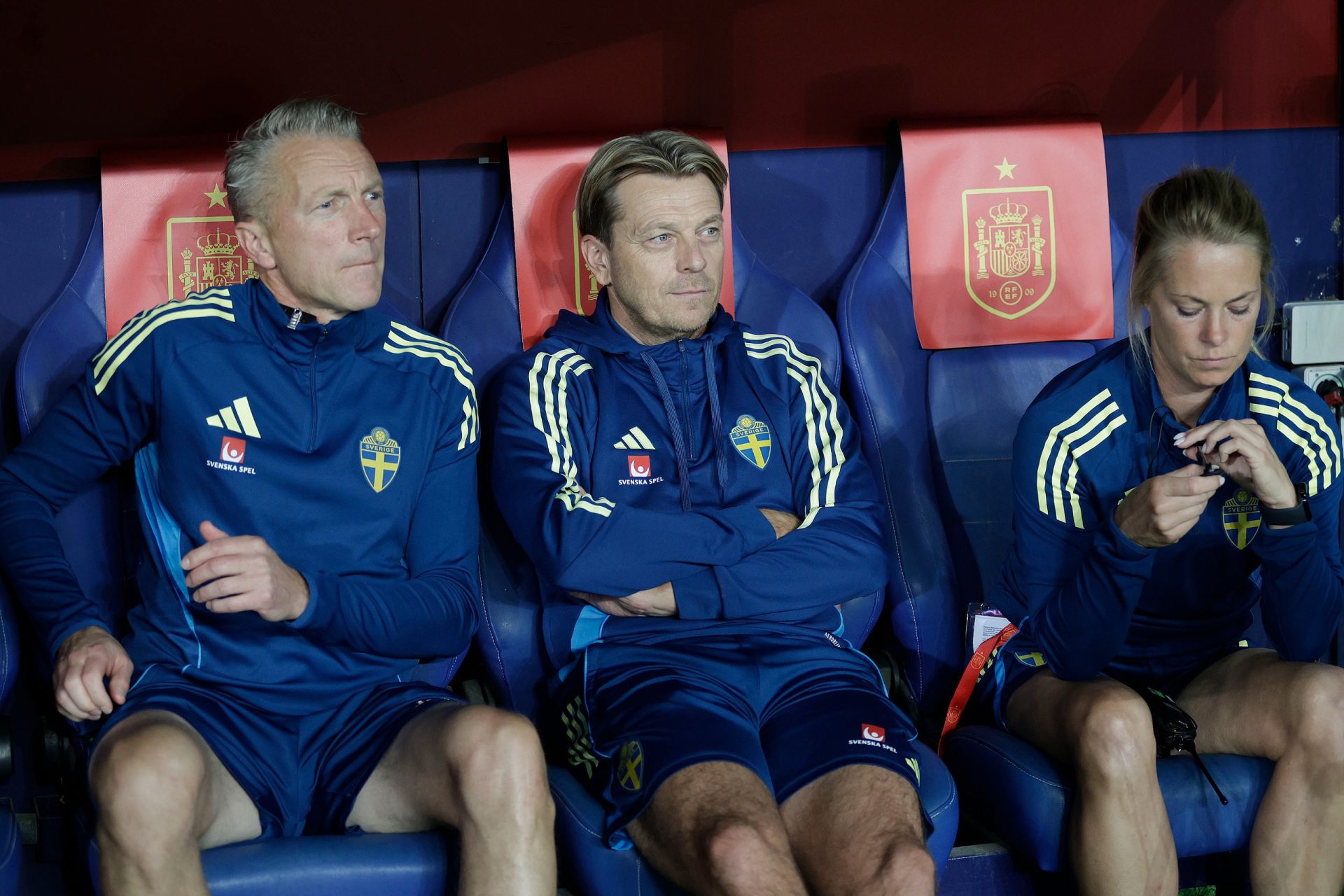 El España-Suecia jugado en Málaga, en imágenes