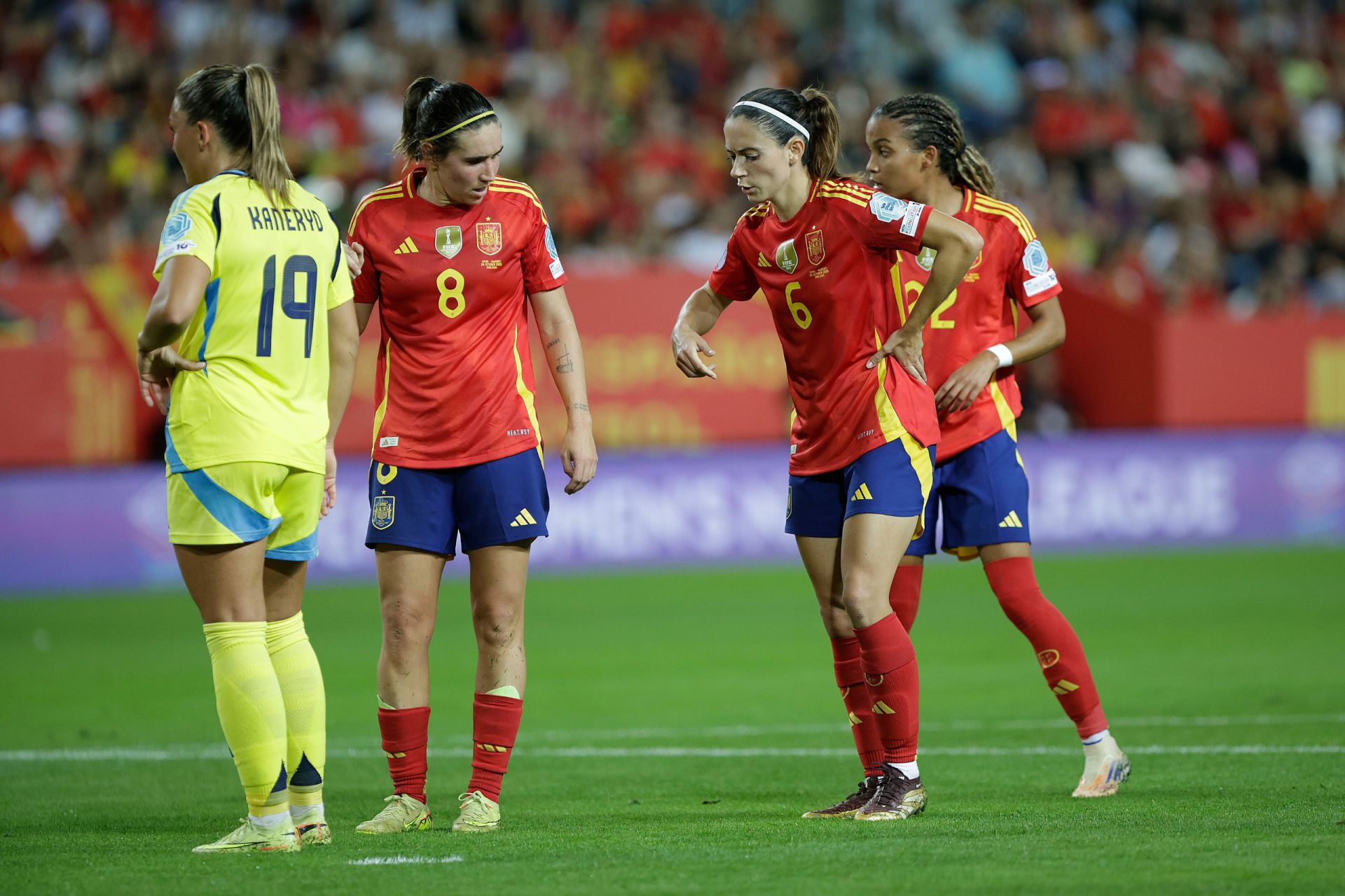 El España-Suecia jugado en Málaga, en imágenes