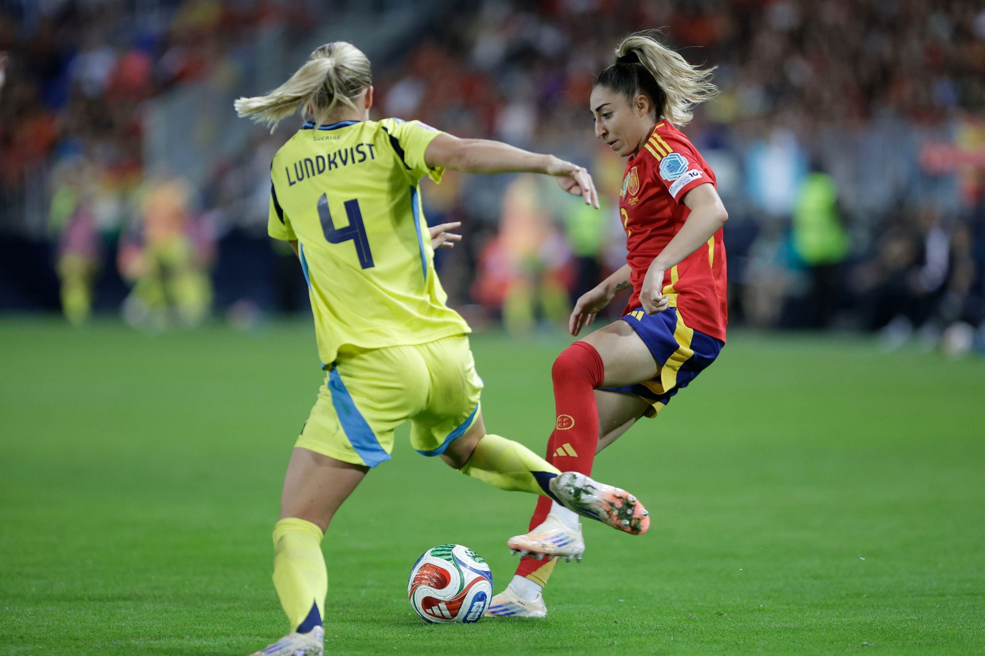 El España-Suecia jugado en Málaga, en imágenes