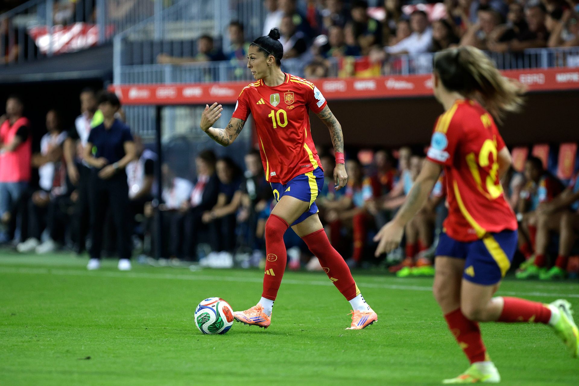 El España-Suecia jugado en Málaga, en imágenes