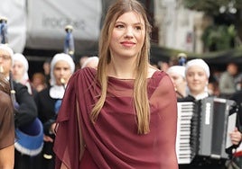 El vestido 'made in Málaga' elegido por la infanta Sofía para los Premios Princesa de Asturias