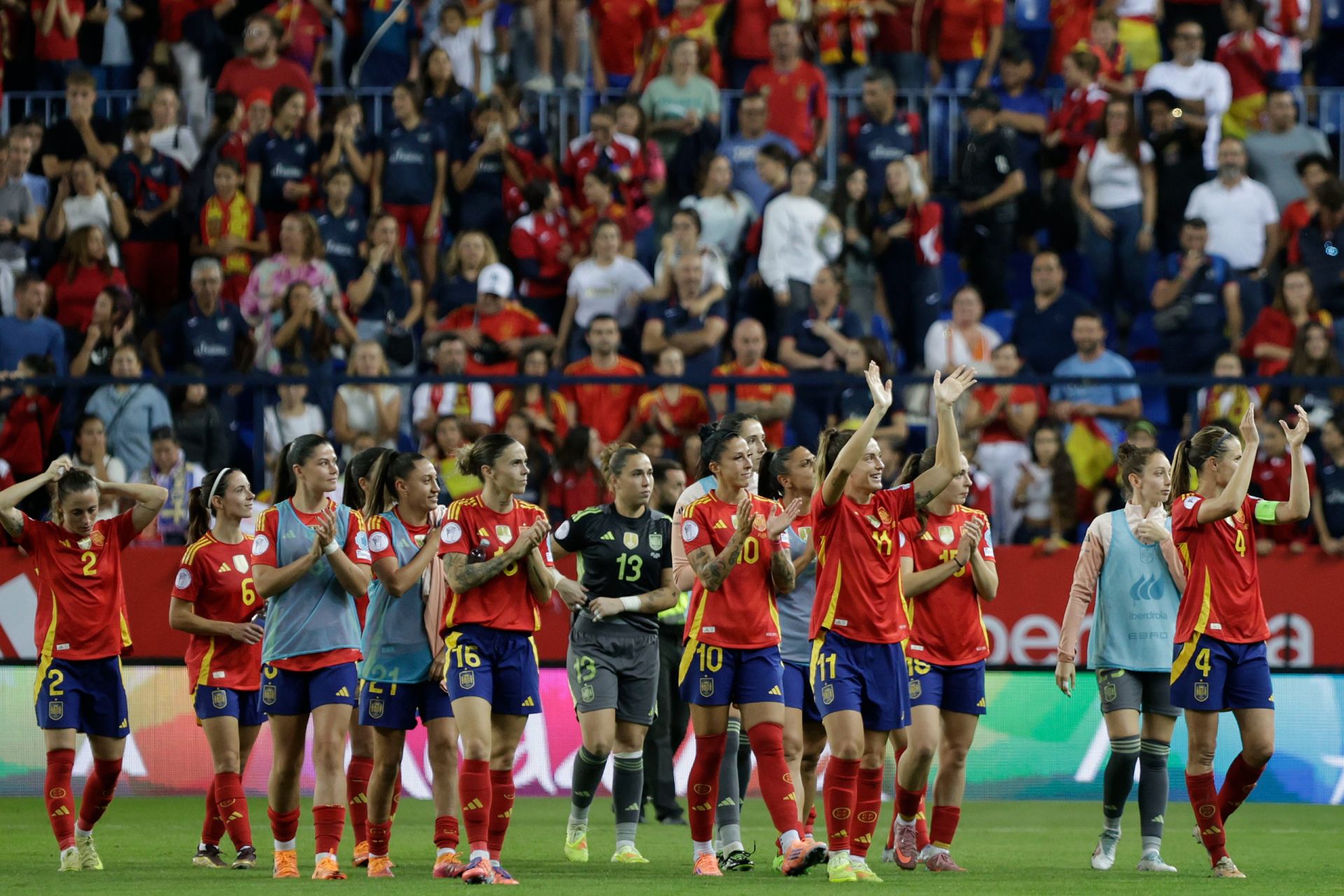 El España-Suecia jugado en Málaga, en imágenes