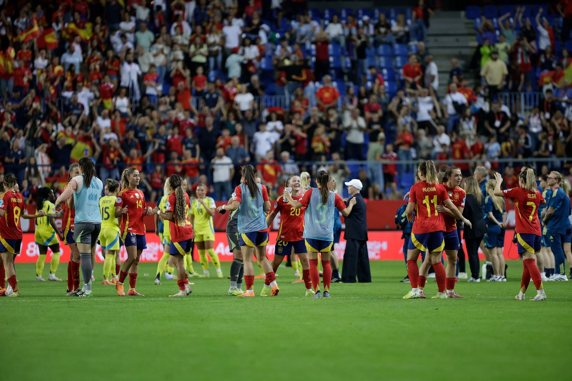 El España-Suecia jugado en Málaga, en imágenes