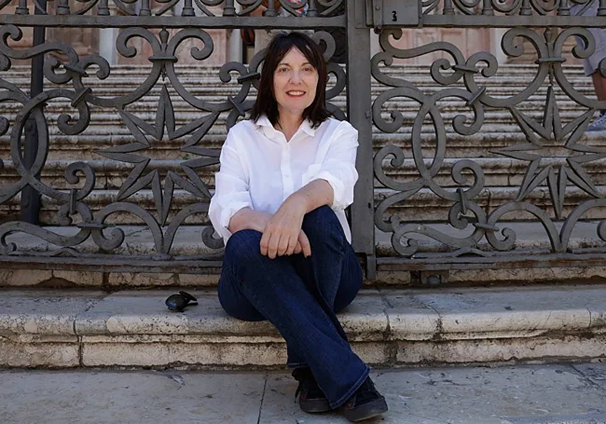 La escritora Silvia Grijalba en Málaga.