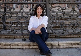 La escritora Silvia Grijalba en Málaga.