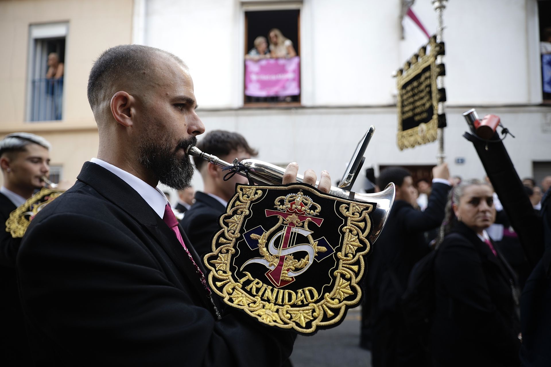 La procesión extraordinaria de la Virgen de la Trinidad, en imágenes