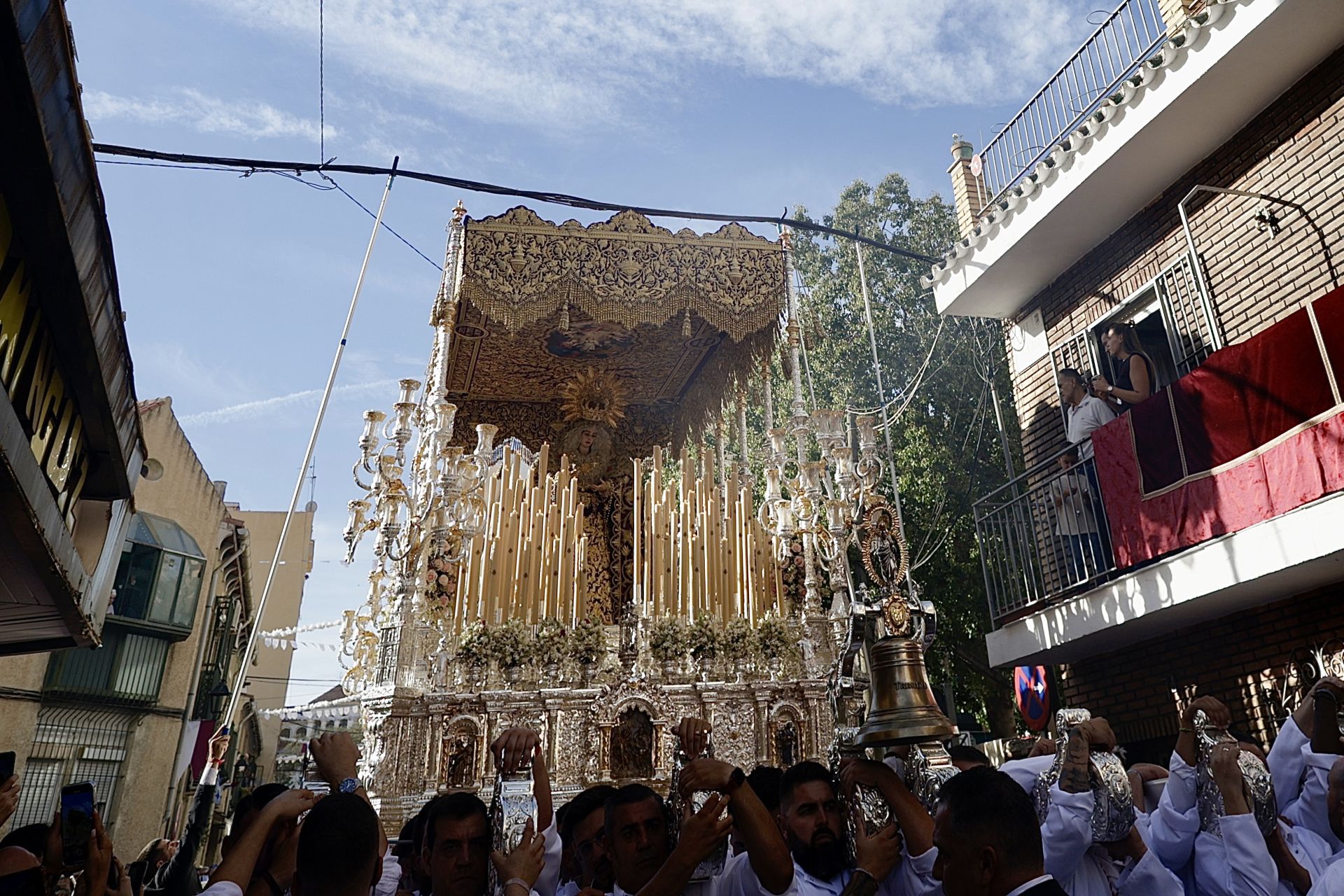 La procesión extraordinaria de la Virgen de la Trinidad, en imágenes