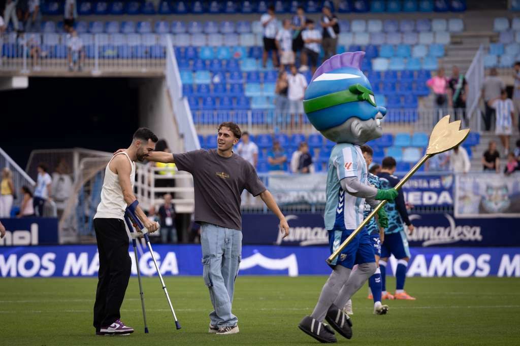 El Málaga-Andorra, en imágenes
