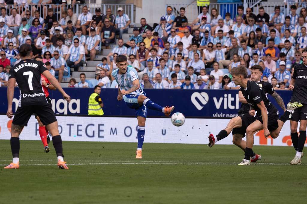 El Málaga-Andorra, en imágenes