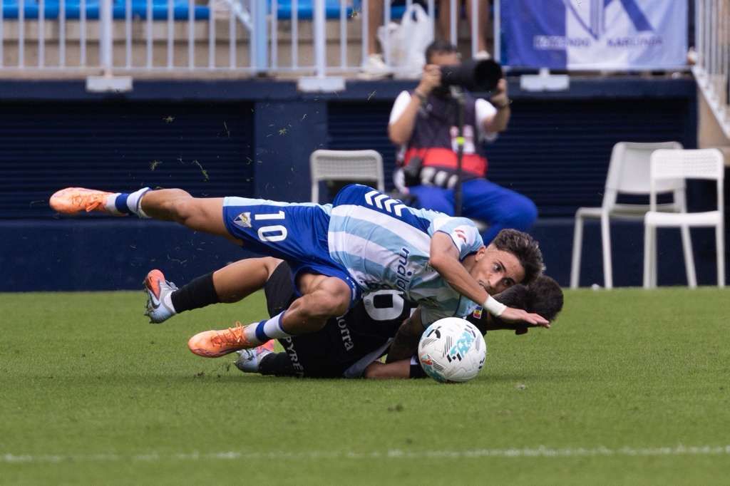 El Málaga-Andorra, en imágenes