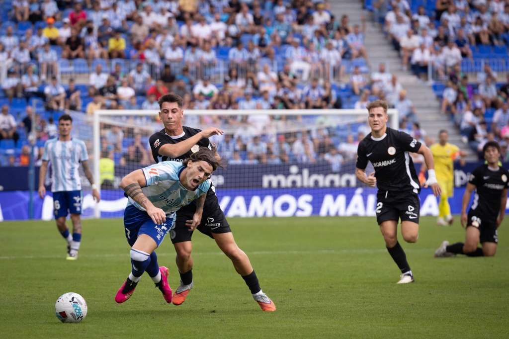 El Málaga-Andorra, en imágenes