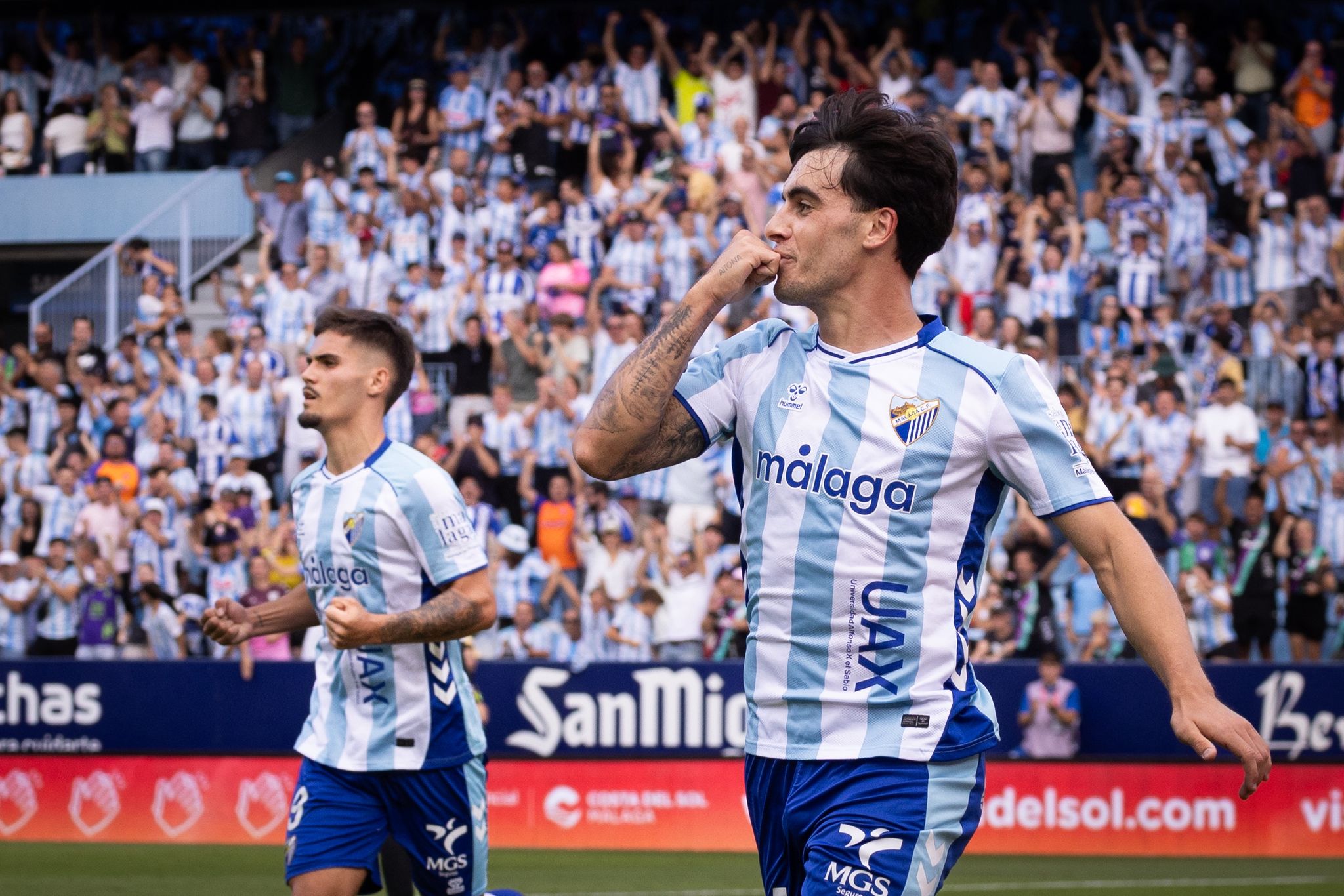 El Málaga-Andorra, en imágenes