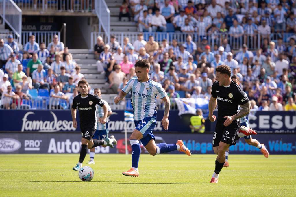 El Málaga-Andorra, en imágenes