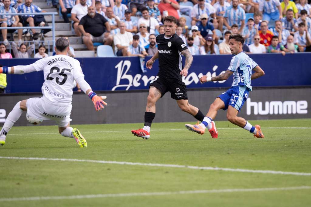 El Málaga-Andorra, en imágenes