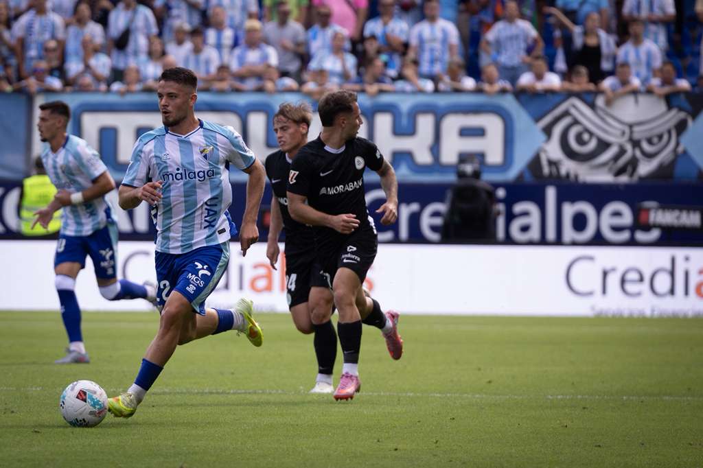 El Málaga-Andorra, en imágenes