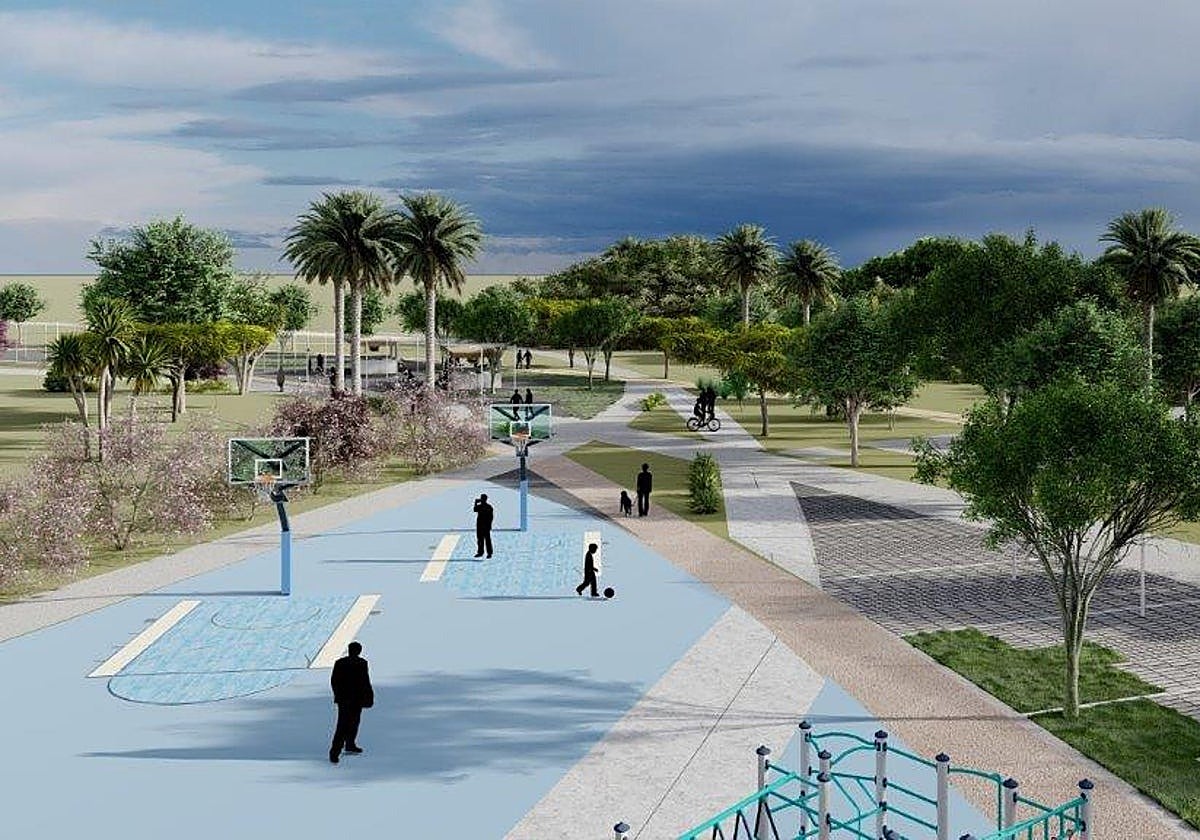 Recreación del parque Frank Capra, previsto desde el año pasado en el presupuesto de Urbanismo.