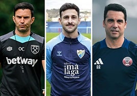 Óscar Caro, Alejandro Caro, y Álvaro Reina.