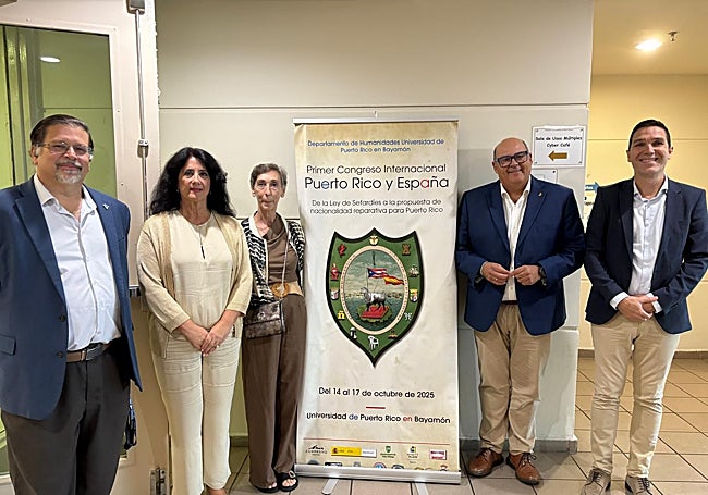 Imagen de la delegación malagueña participante en el congreso de Puerto Rico.