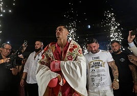 Samuel Molina, en la Plaza de Toros, el pasado agosto.