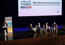 El acto de celebración del 40º aniversario de Proyecto Hombre en Málaga, este martes en el auditorio Edgar Neville.
