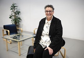 Belén Pardo, directora de Proyecto Hombre en Málaga, posa antes de comenzar el acto por el aniversario de la ONG.