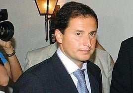 Carlos Fernández en una imagen de archivio cuando era concejal de Marbella.