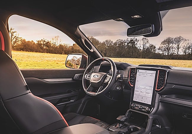 Interior Ford Ranger.