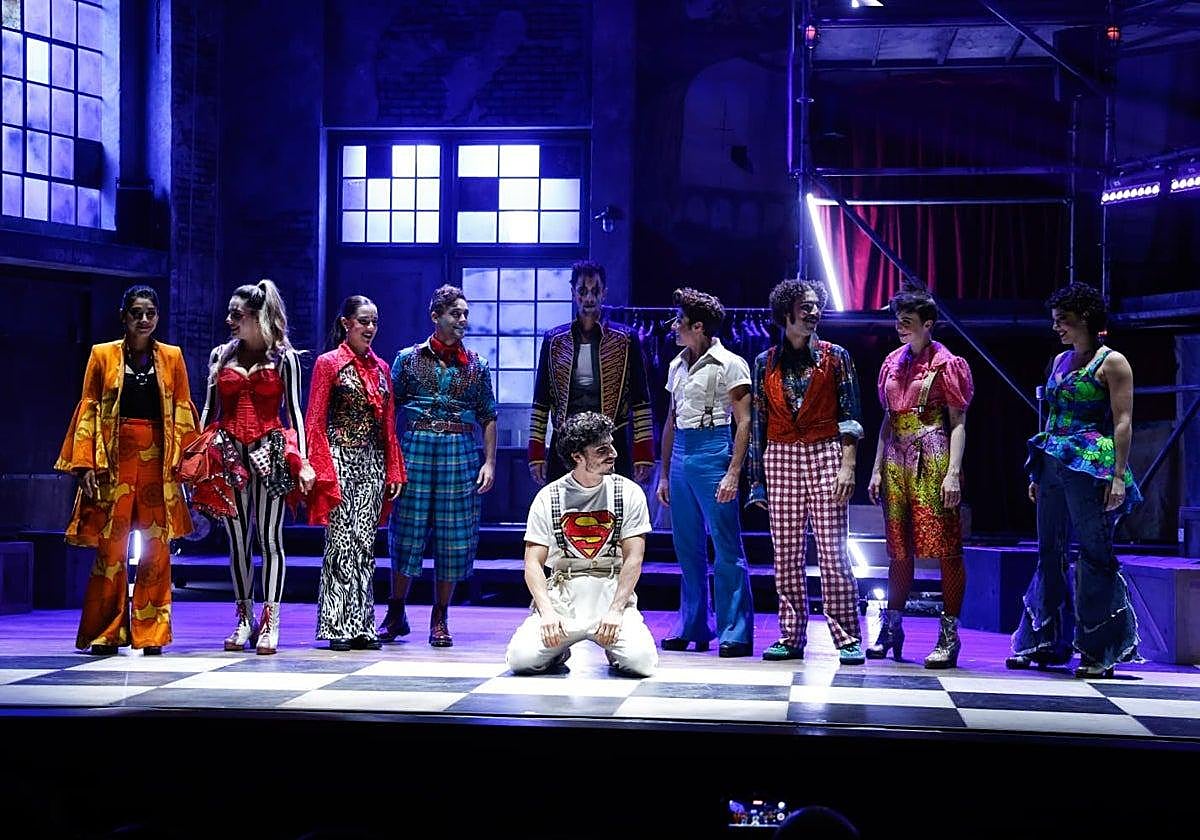 Elenco de 'Godspell', que vuelve al Teatro del Soho.