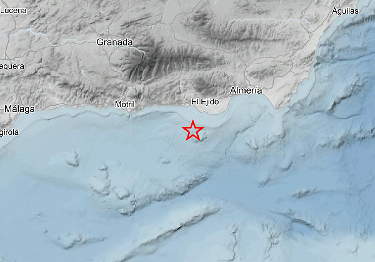 El litoral de Almería registra cinco réplicas tras un terremoto de magnitud 4,2 sentido en Málaga
